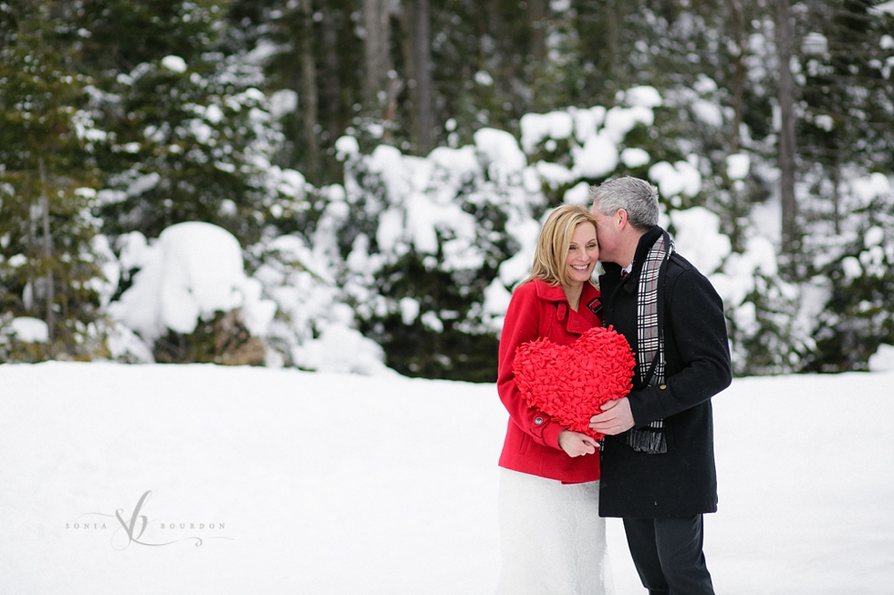 Un mariage d'hiver au Fiddler Lake | Photographies par Sonia Bourdon photographe