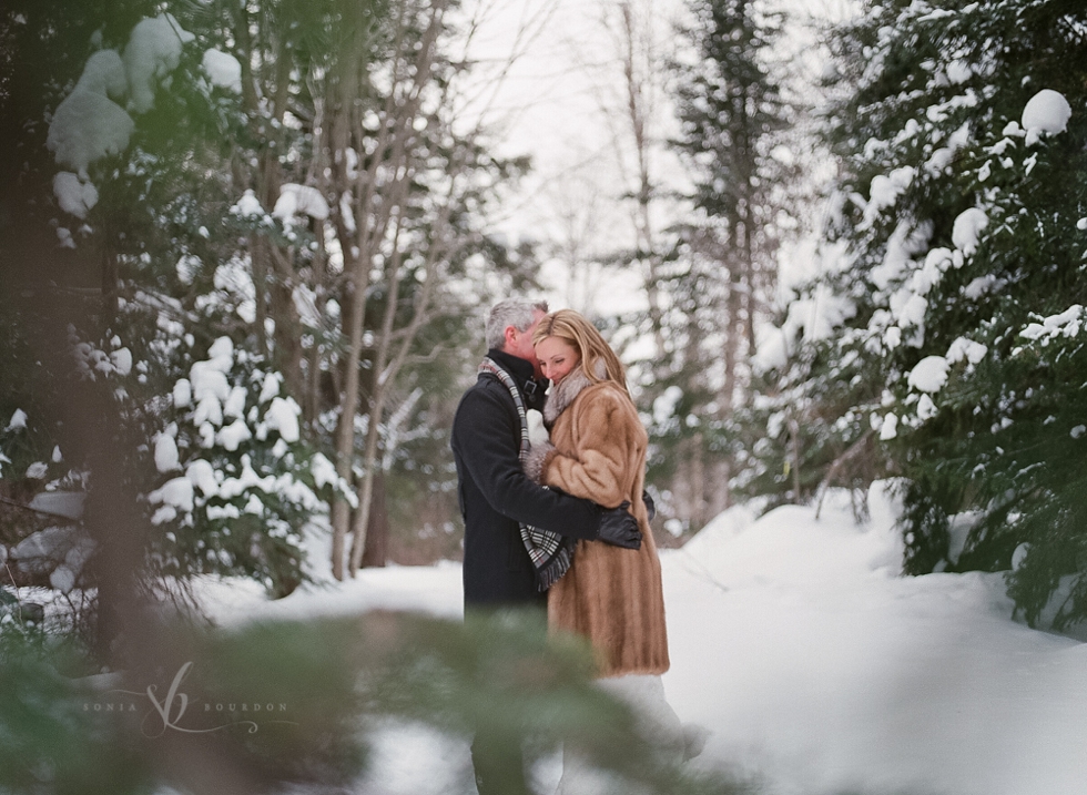 Un mariage d'hiver au Fiddler Lake | Photographies par Sonia Bourdon photographe
