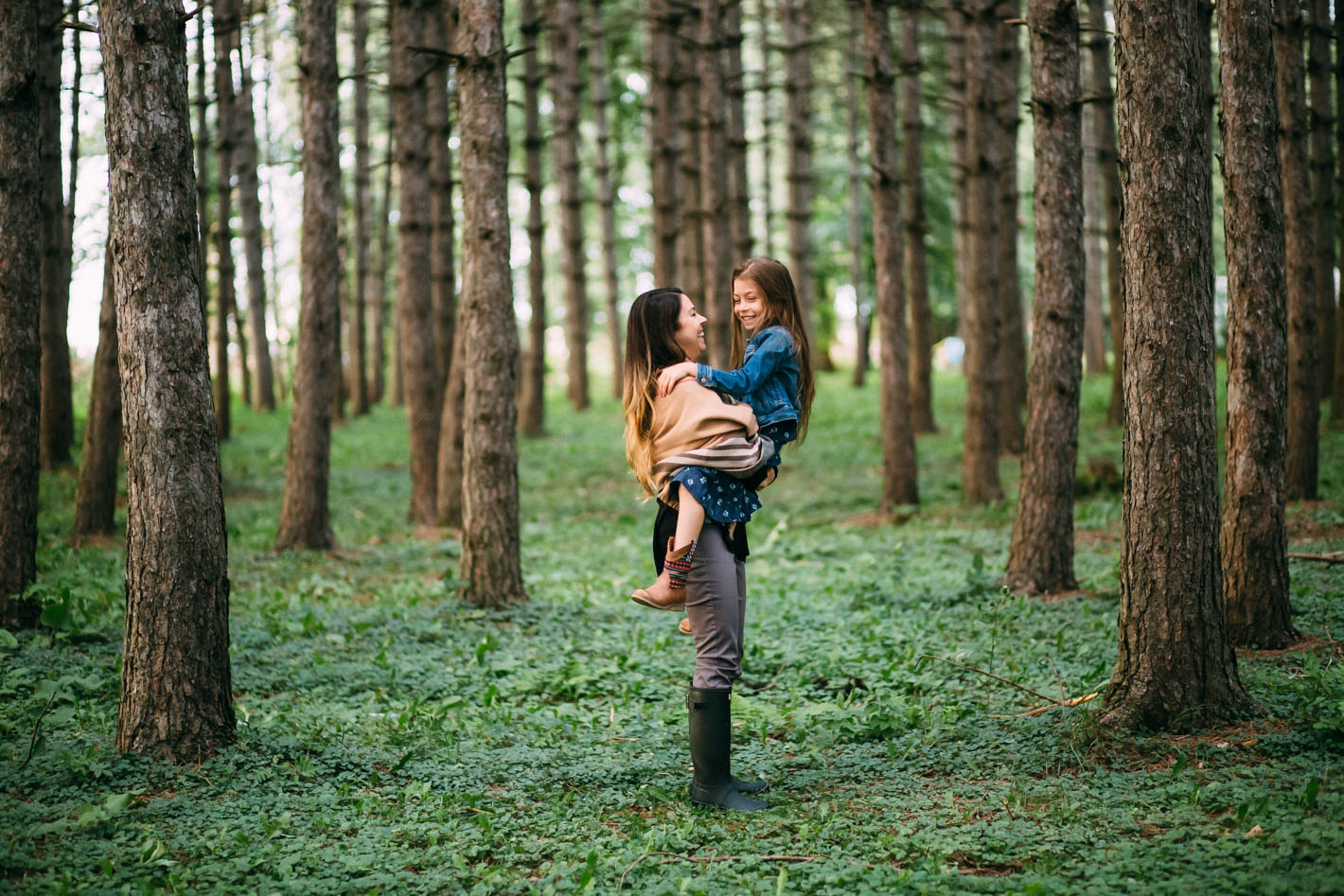 moment tendre entre une mere et sa fille